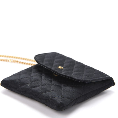 Chanel Jersey Quilted Shoulder Bag Black 7 of 9