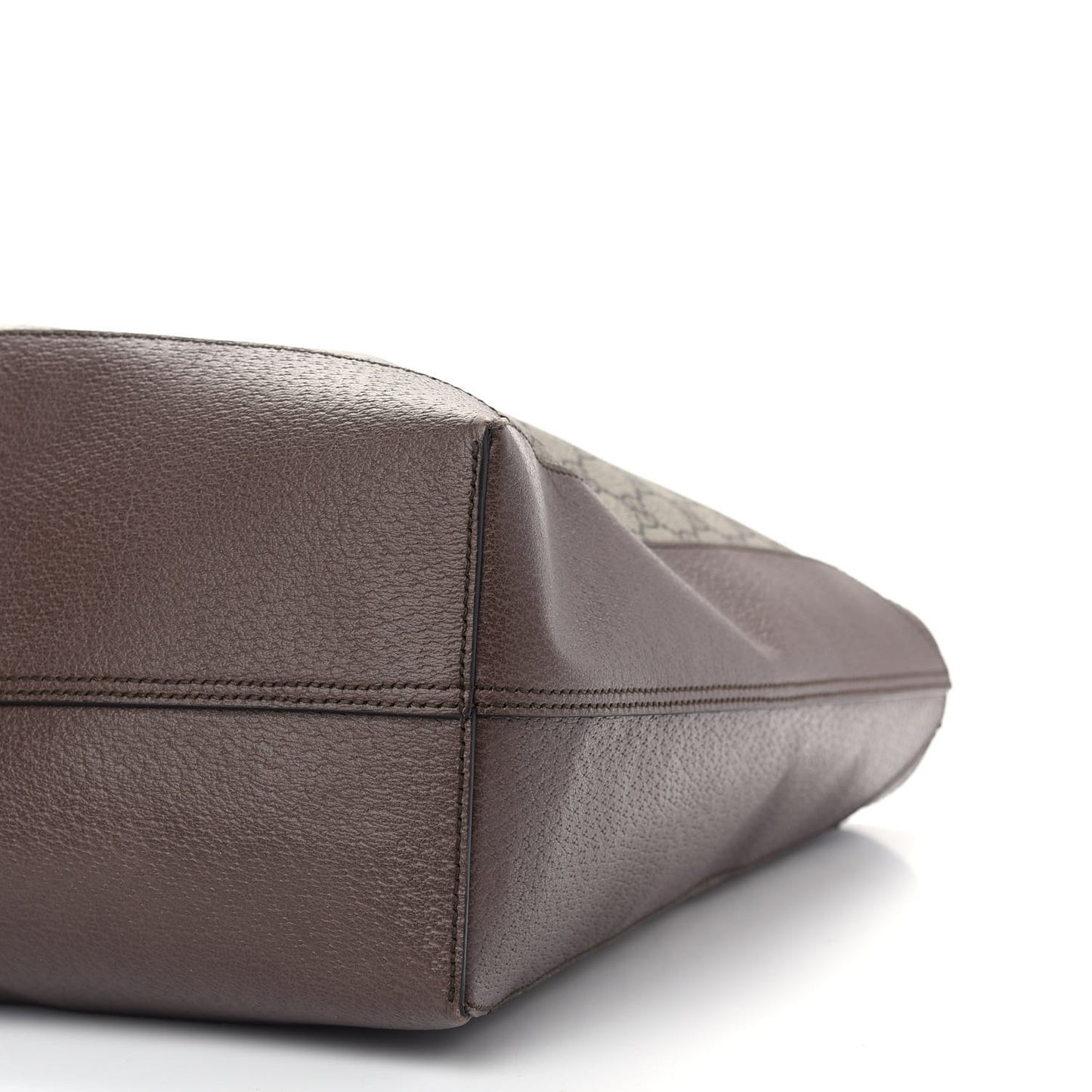 GG Supreme Monogram Web Ophidia Tote Brown