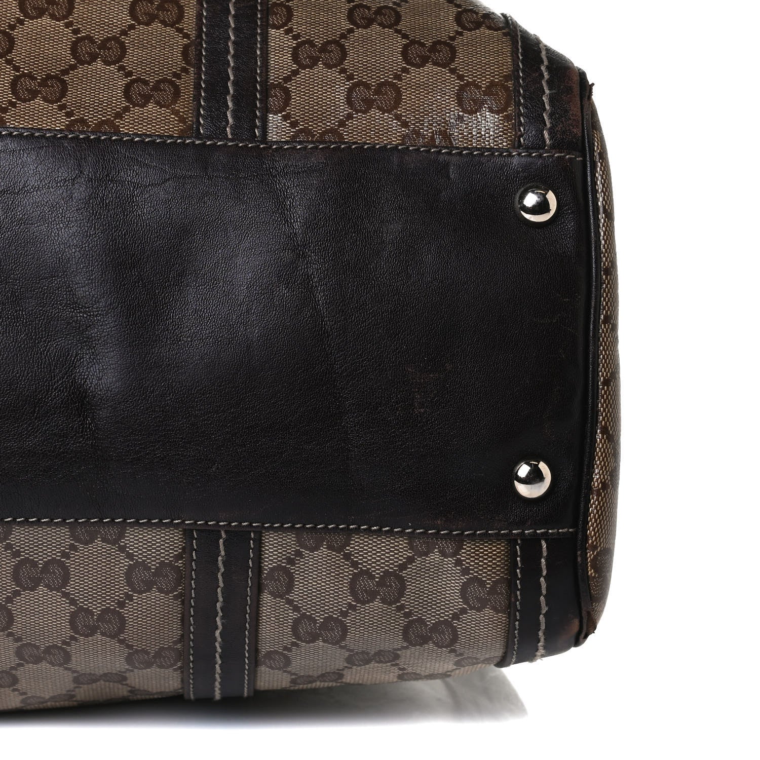 Gucci Crystal Monogram Large Duchessa Boston Dark Brown 11 of 19