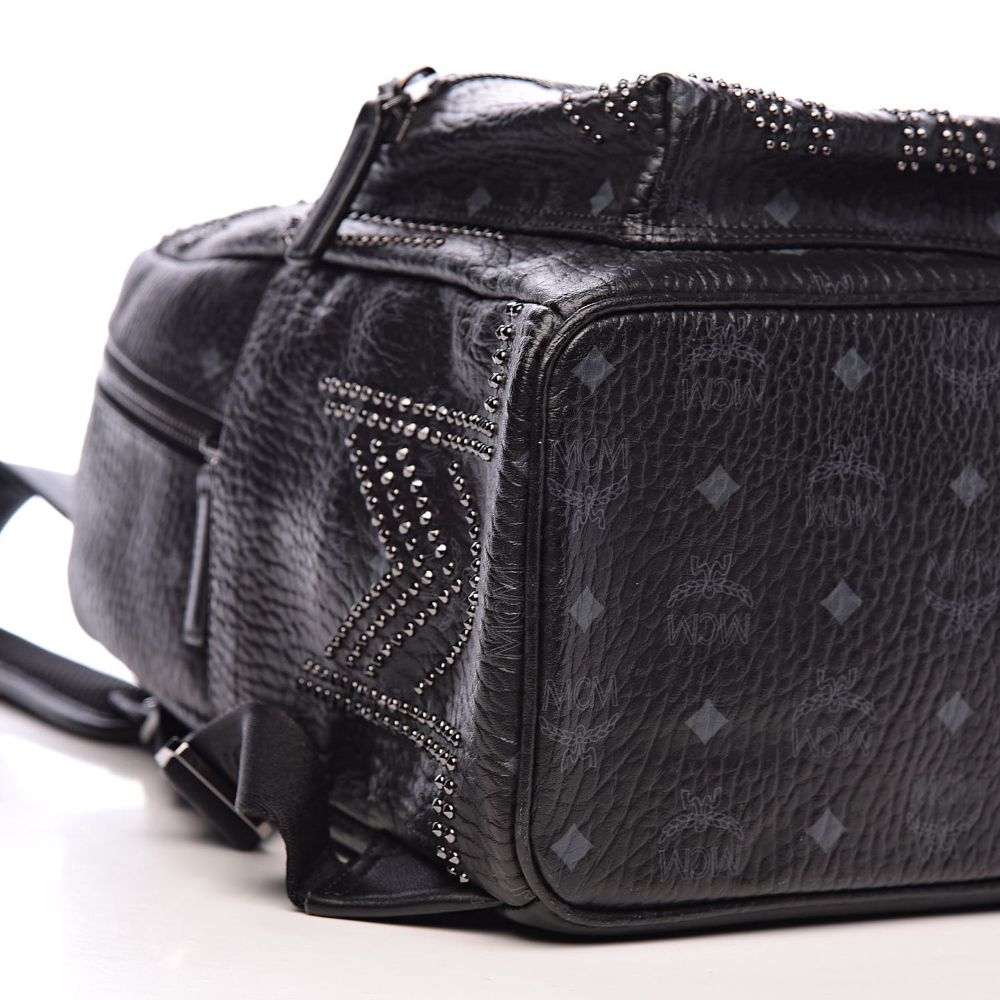 Visetos Studded Medium Backpack Black