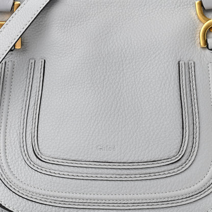 Chloe Calfskin Medium Marcie Satchel Light Cloud 7 of 9
