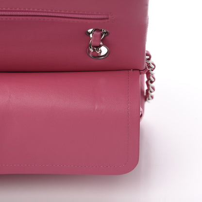 Chanel Lambskin Quilted Medium Double Flap Pink 10 of 13