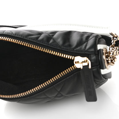 Christian Dior Lambskin Cannage Small Dior Vibe Hobo Bag Black 5 of 9