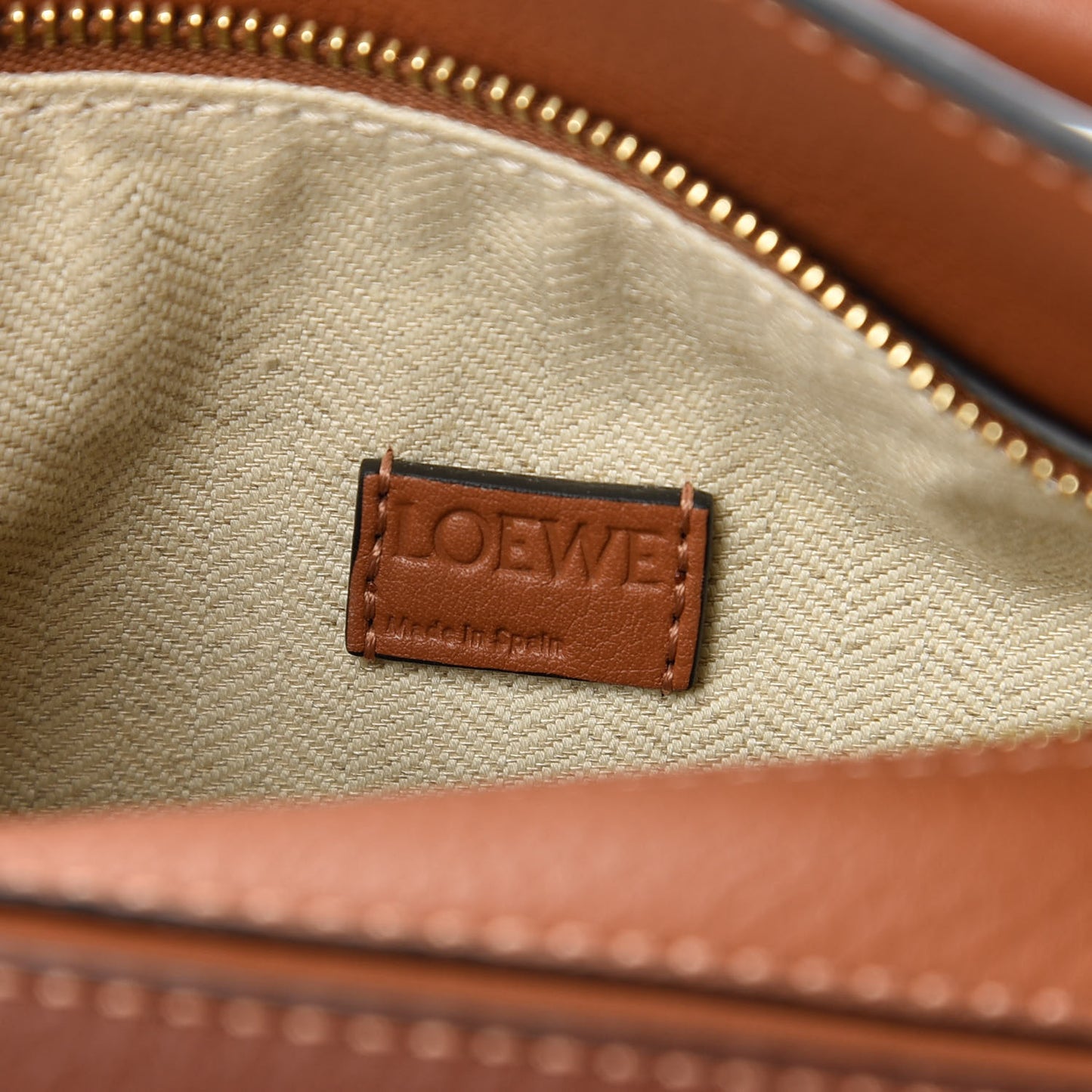 Calfskin Mini Puzzle Bag Tan Medium Pink