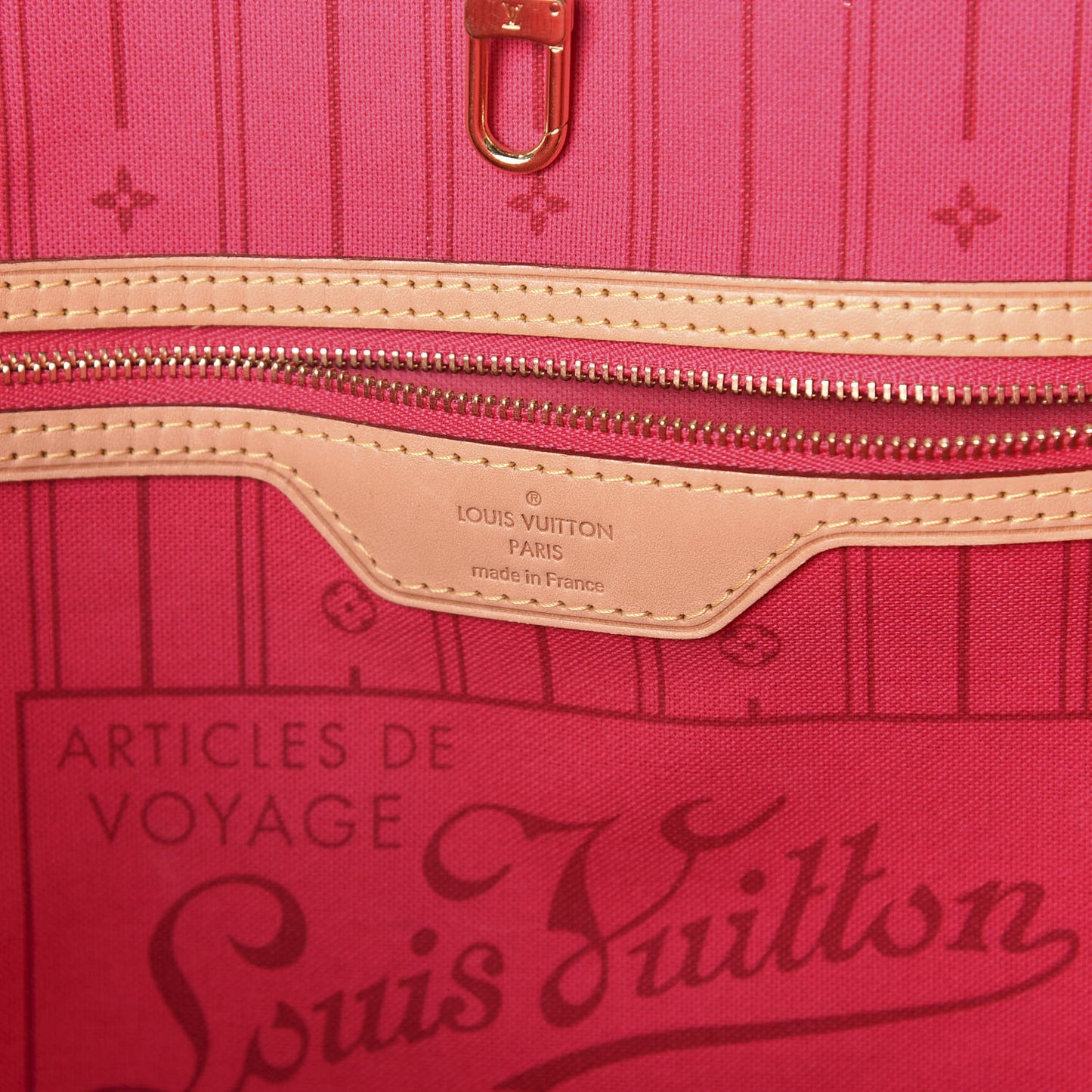 Monogram My LV Heritage Neverfull GM Fuchsia White