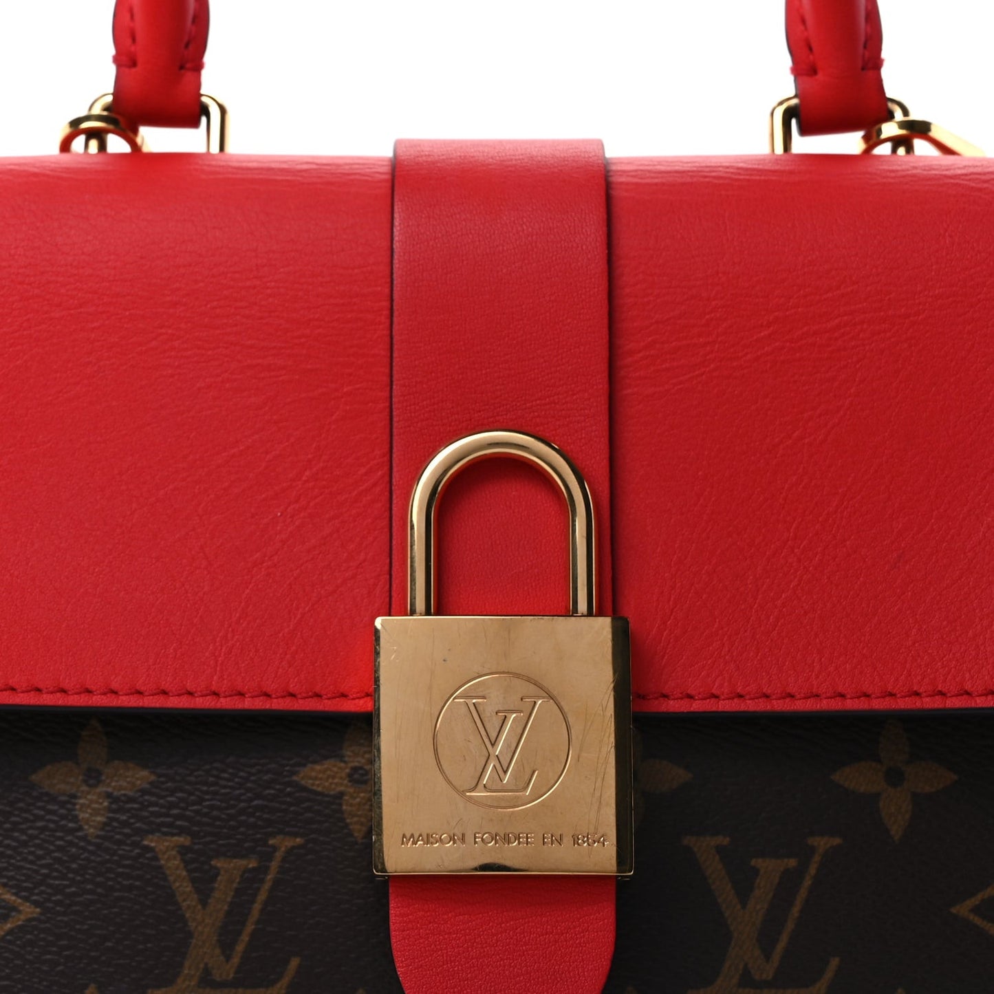 Monogram Locky BB  Coquelicot