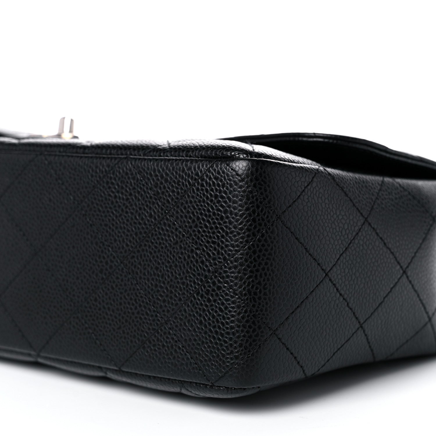 Chanel Caviar Quilted Jumbo Single Flap Black 9 of 12