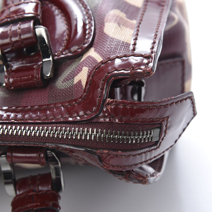 Burberry Nova Check Heart Print Pilgrim Satchel Berry 17 of 19