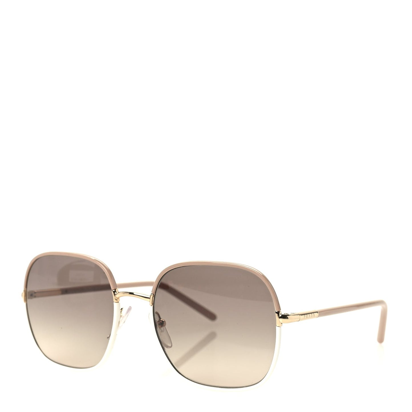 Acetate Round Sunglasses SPR67X Gold Blush