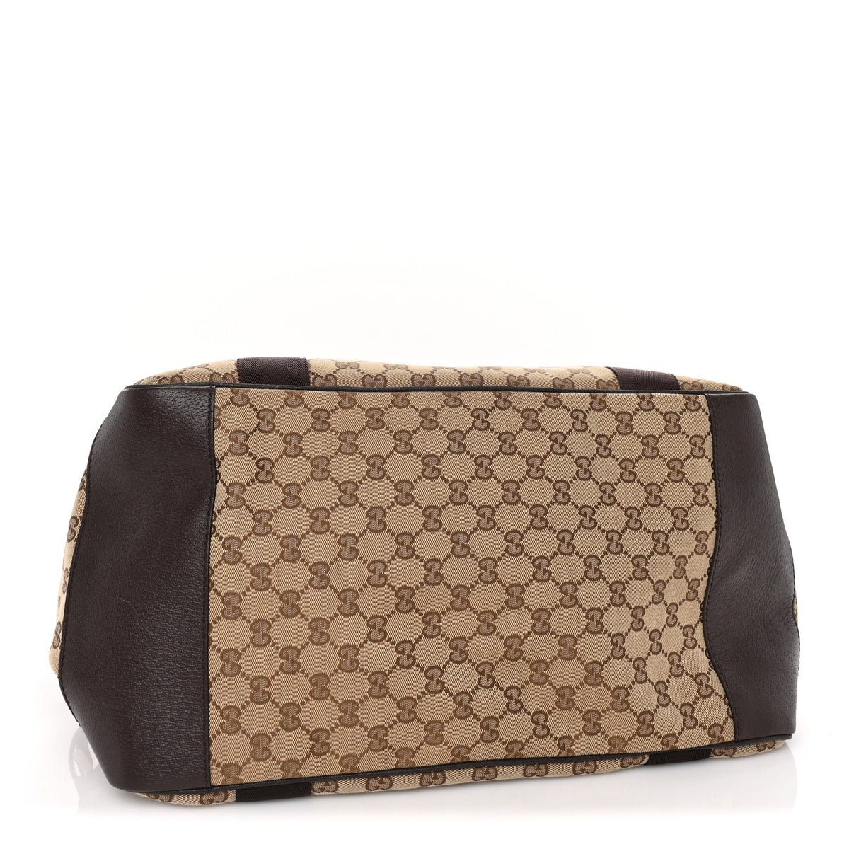 Monogram Dollar Calfskin Large Boston Duffle Bag  Beige Ebony Testa di Moro Marrone Scuro