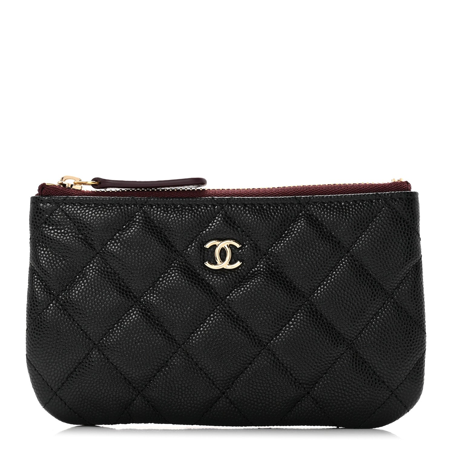 Chanel Caviar Quilted Small Cosmetic Case Black 1 of 7