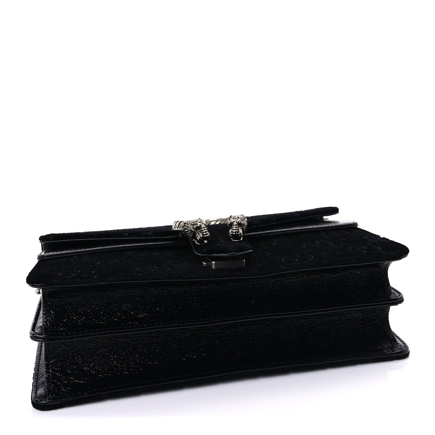 Gucci Velvet GG Monogram Small Dionysus Shoulder Bag Black 3 of 8