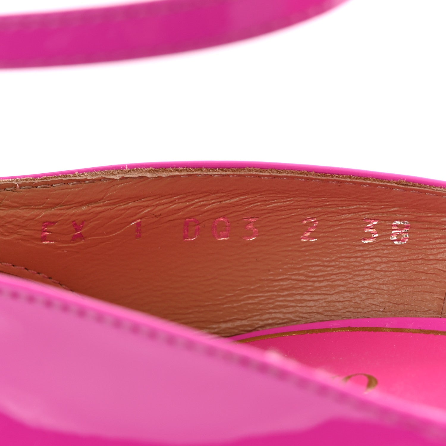Valentino Garavani Patent Tan-Go 55/155mm Platform Pumps 38 Pink PP 7 of 10