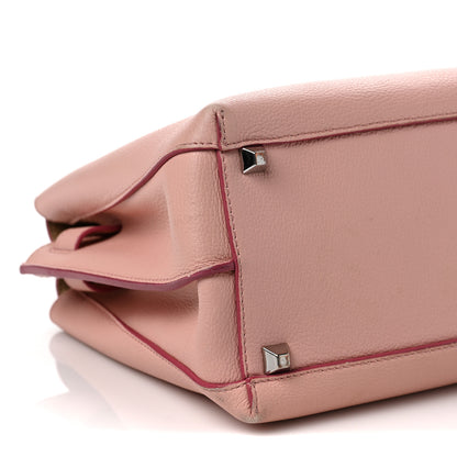 MCM Grained Calfskin Medium Milla Tote Pink Blush 7 of 12