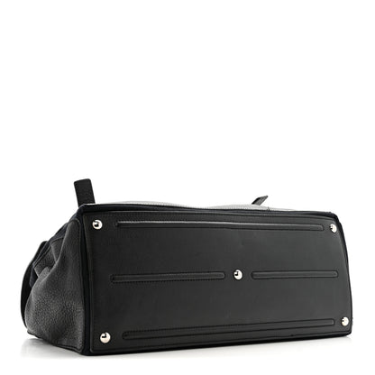 Saint Laurent Calfskin Canvas Large Muse Two Black 4 of 16