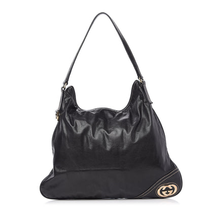 Gucci Calfskin Medium New Britt Hobo Black 1 of 10