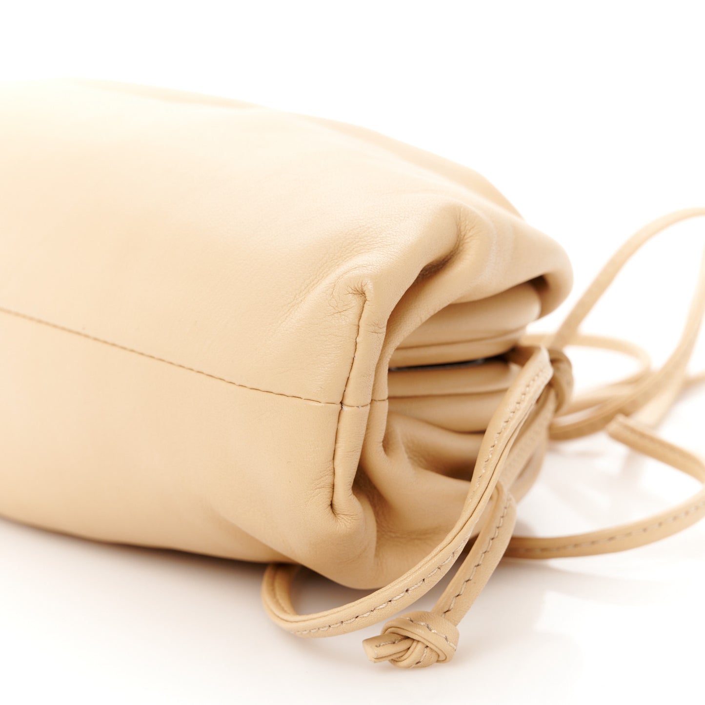 Butter Calfskin The Mini Pouch Almond