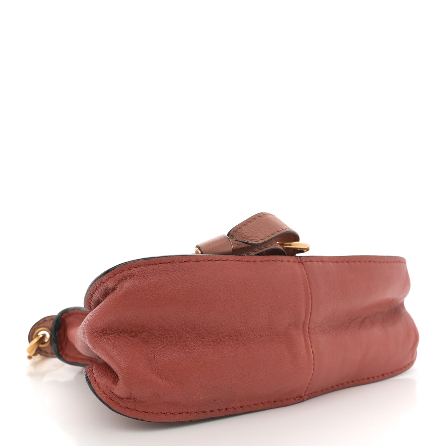 Calfskin Mini Marcie Satchel Clay