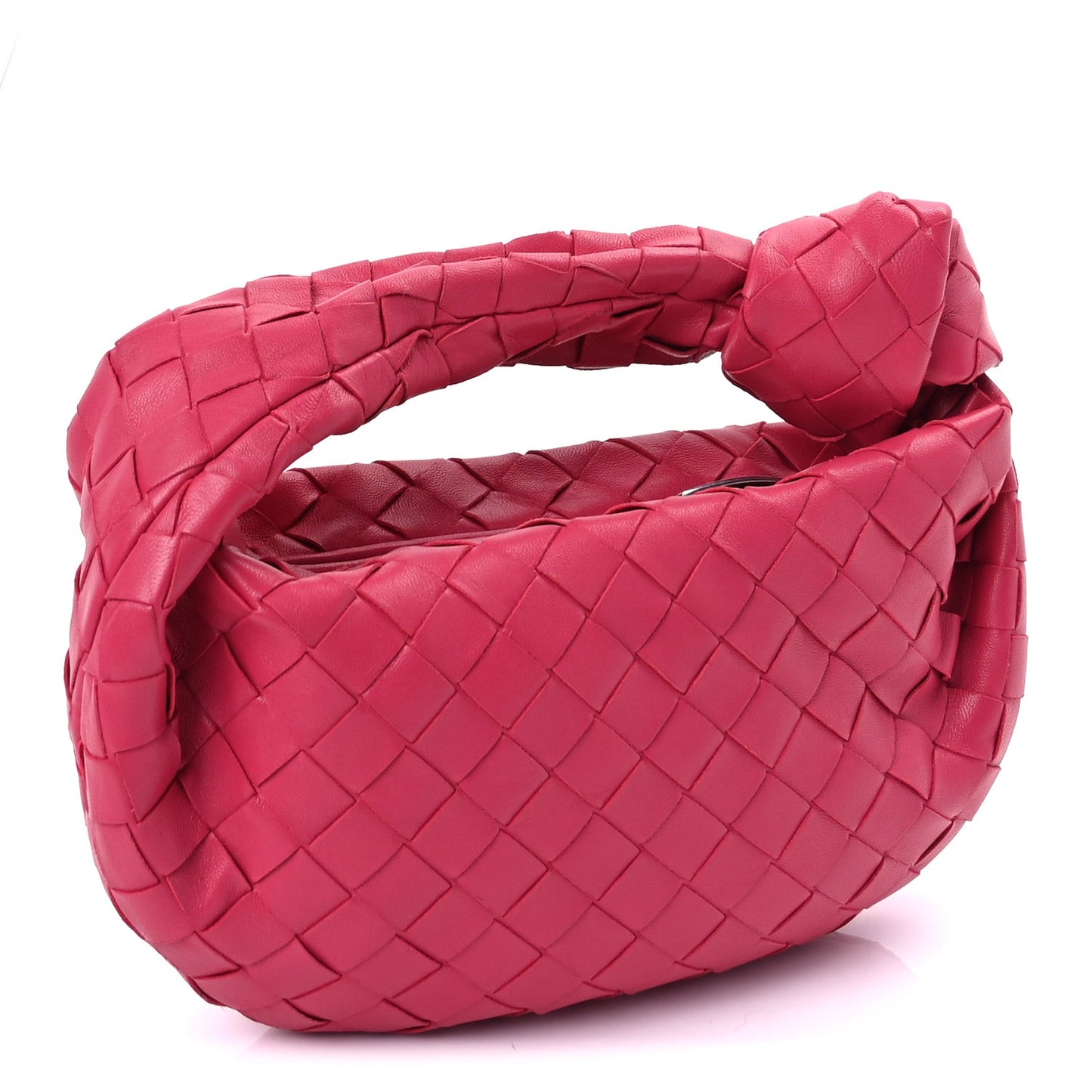 Nappa Intrecciato Mini Jodie Cranberry