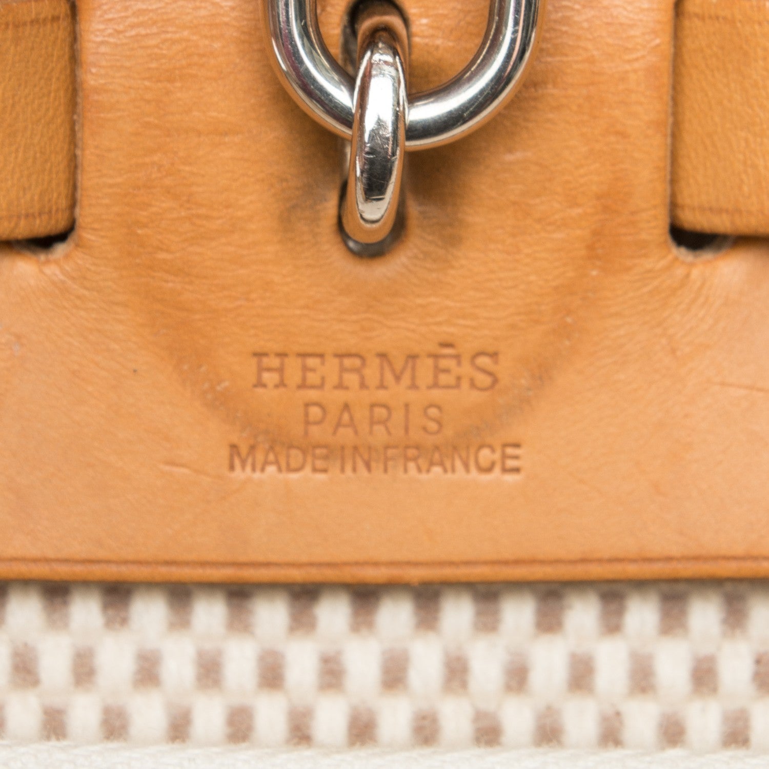 Hermes Toile Barenia Herbag PM Natural 6 of 7
