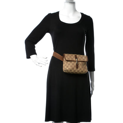 Gucci GG Monogram Flight Belt Bag Dark Brown 2 of 9