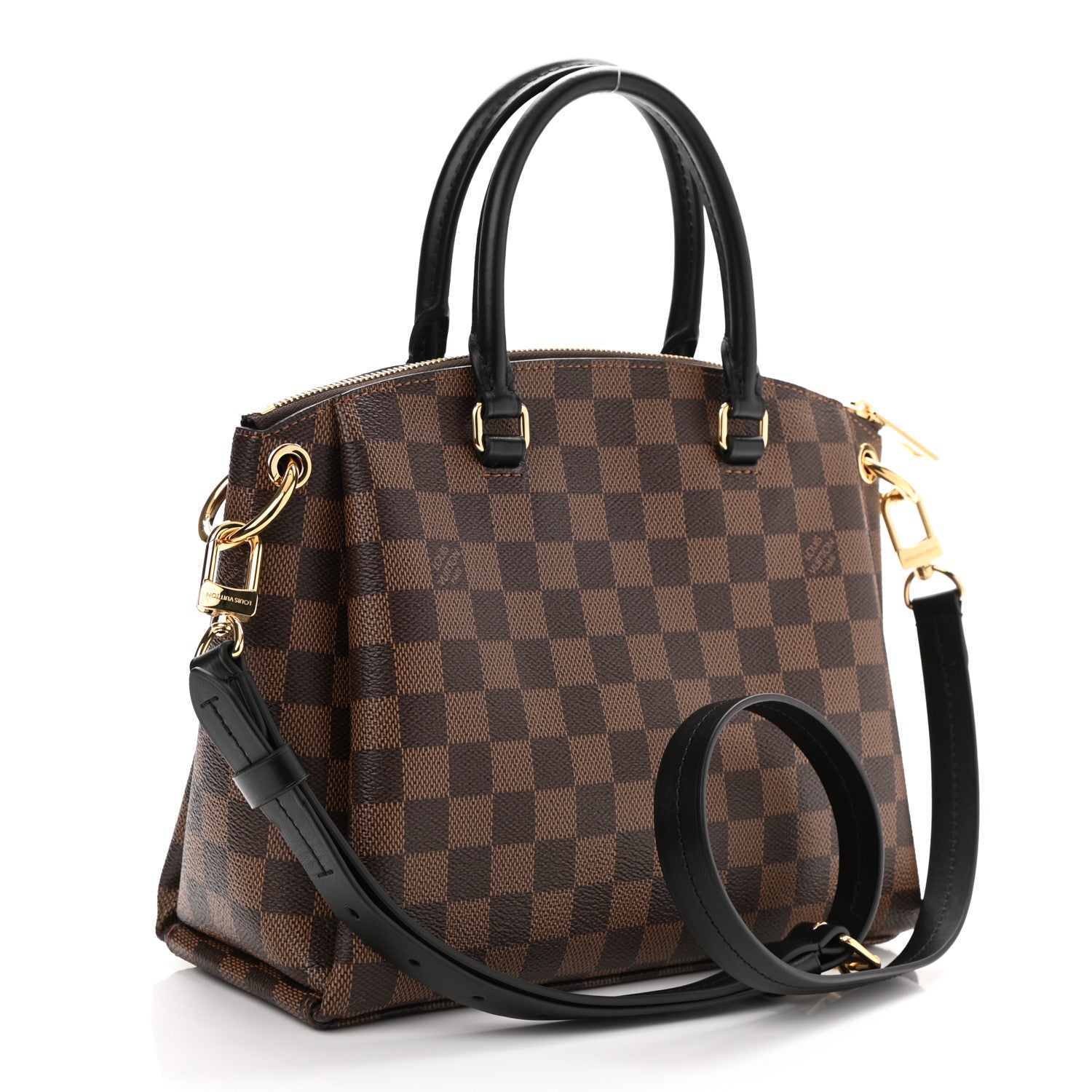 Louis Vuitton Damier Ebene Odeon Tote PM Black 3 of 7