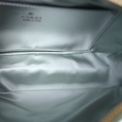 Gucci Iridescent Nappa Chevron Matelasse Small GG Marmont Chain Shoulder Bag Iridescent Salvy Green 4 of 8