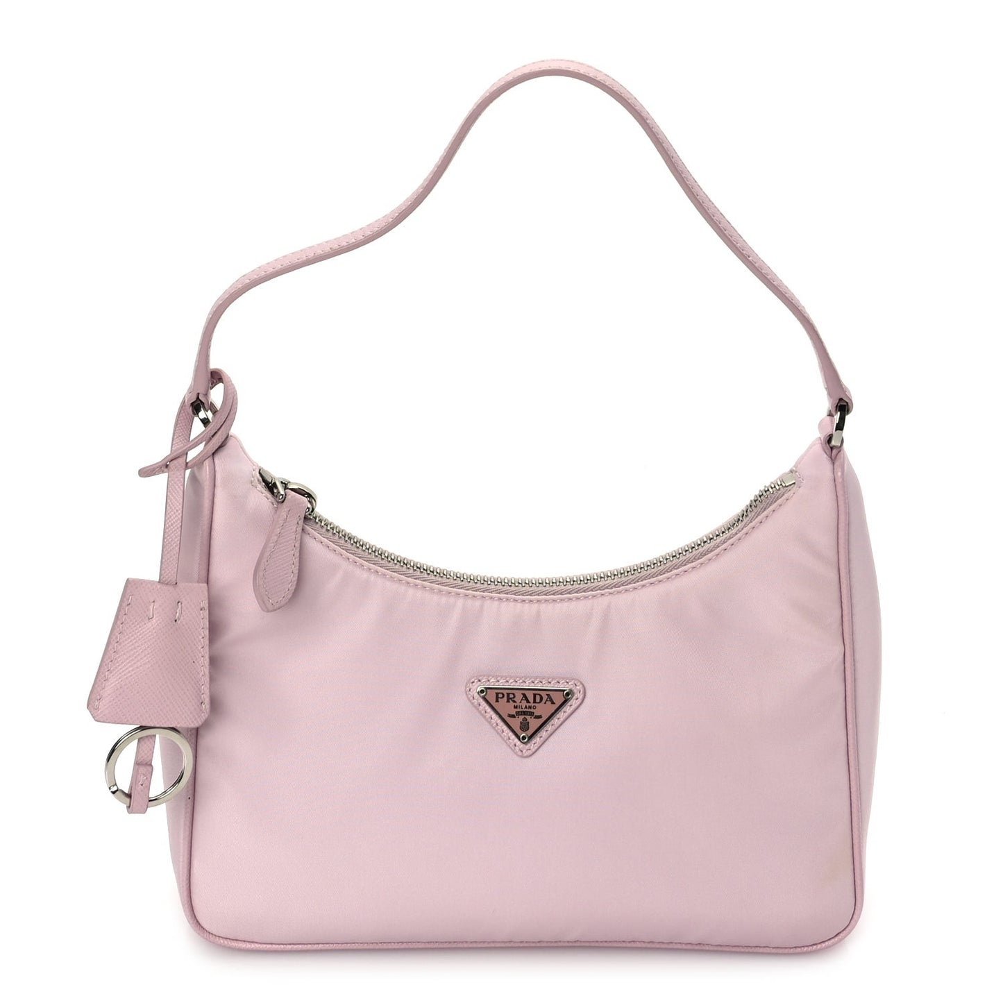 Re-Nylon Saffiano Mini Re-Edition 2005 Bag Alabastro