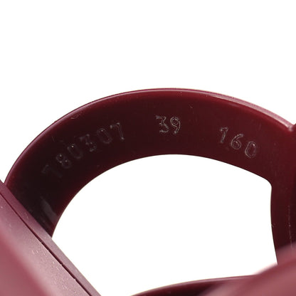 Gucci Rubber Interlocking G Womens Slide Sandals 39  Rosso Ancora 8 of 8