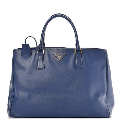 Prada Saffiano Lux Large Tote Bluette 1 of 16