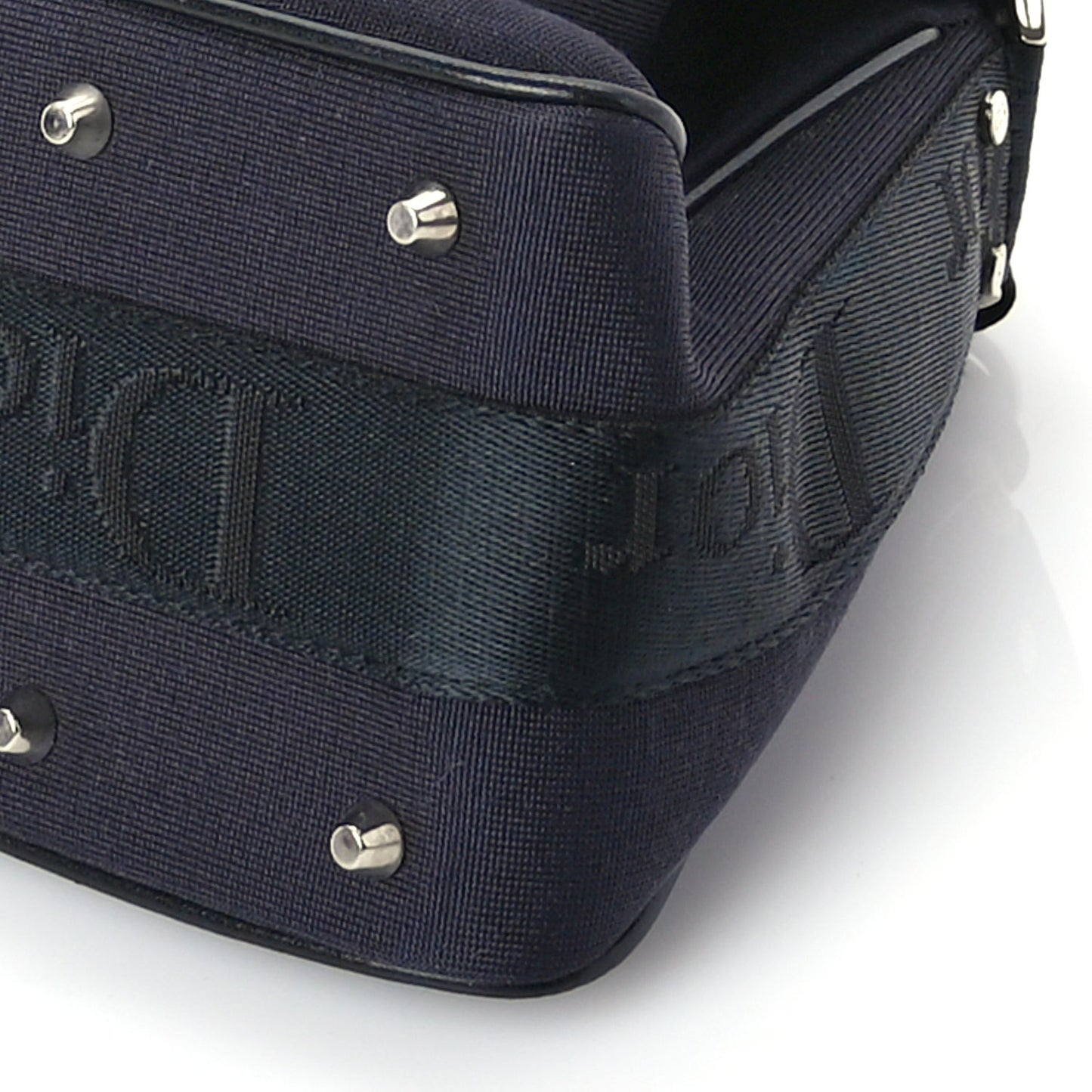 Silk Jersey Crystal Hardcore Bag Navy