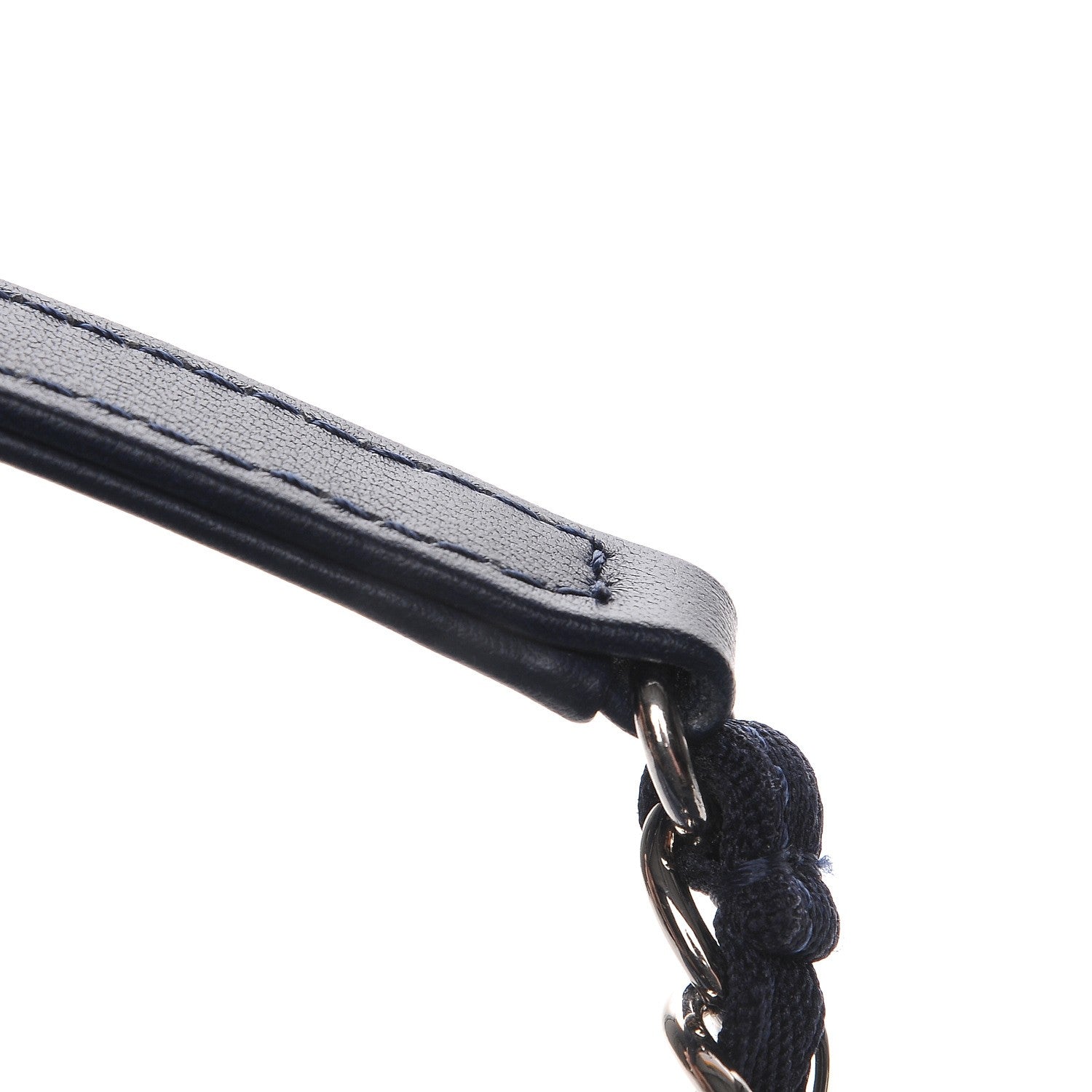 Chanel Canvas Sequin Small Deauville Tote Navy 8 of 9