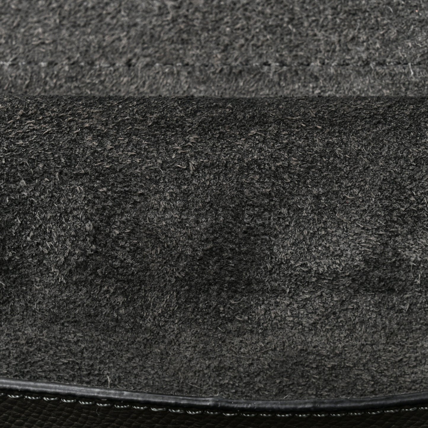 Grained Calfskin Micro Belt Bag Grey