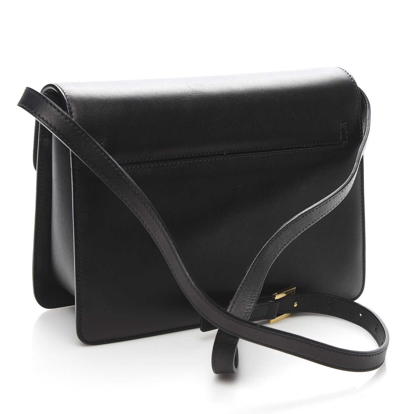Calfskin Medium Sienna Crossbody Bag Black