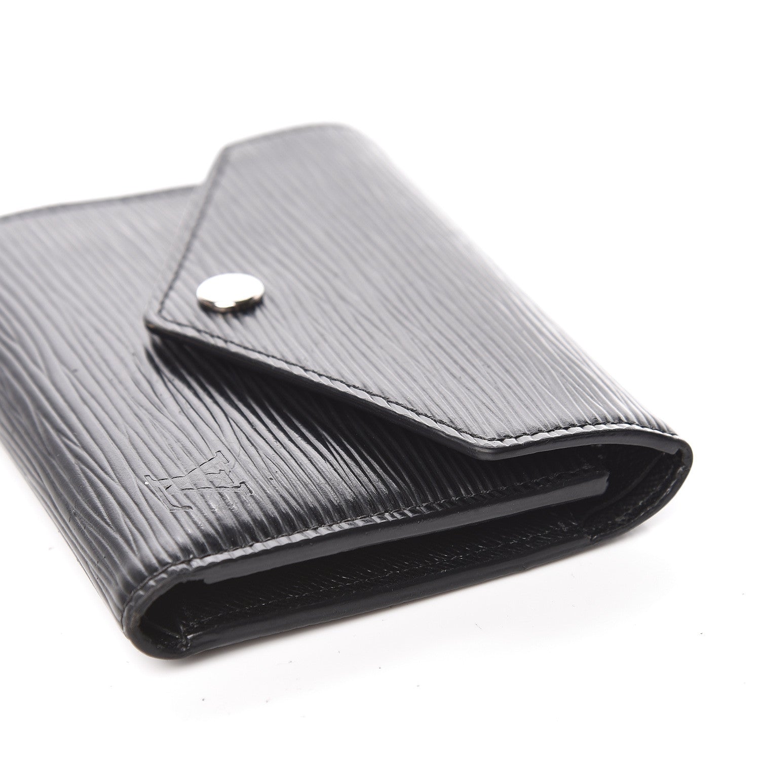 Louis Vuitton Epi Victorine Wallet Black 10 of 12