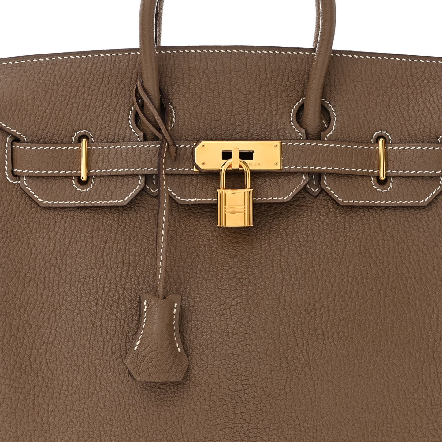 Chevre De Coromandel HAC Birkin 32 Etoupe