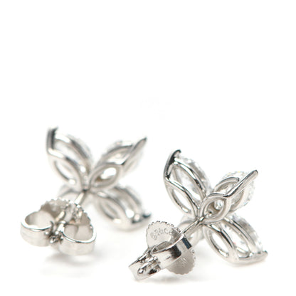 Tiffany Platinum Diamond Large Victoria Earrings 3 of 4