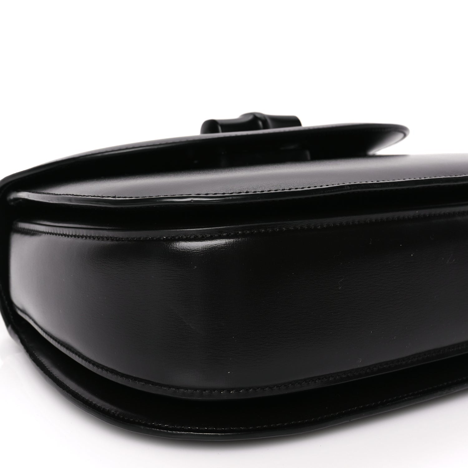Gucci Boarded Dyana Lux Calfskin Web Monochrome Medium Bamboo 1947 Top Handle Bag Black 7 of 8