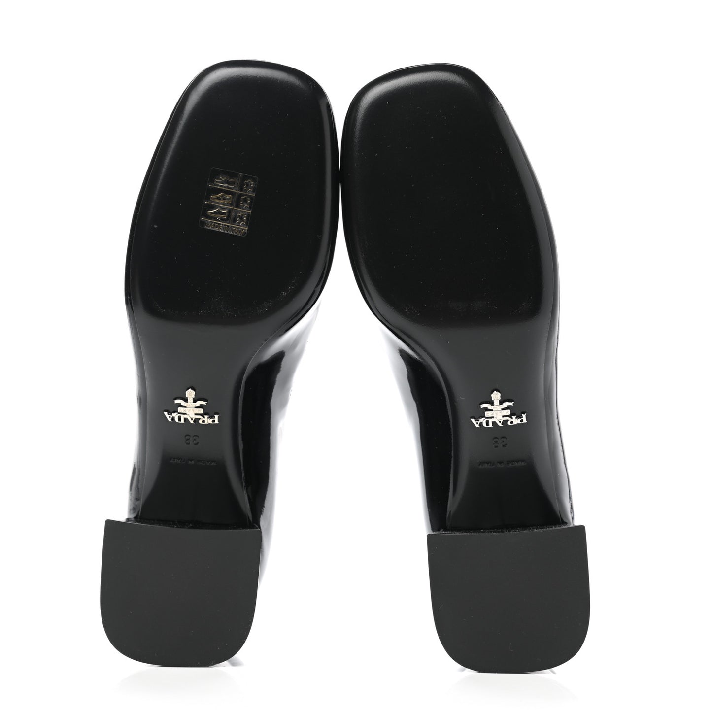 Patent Logo Mary Jane 45mm Pumps 38 Black