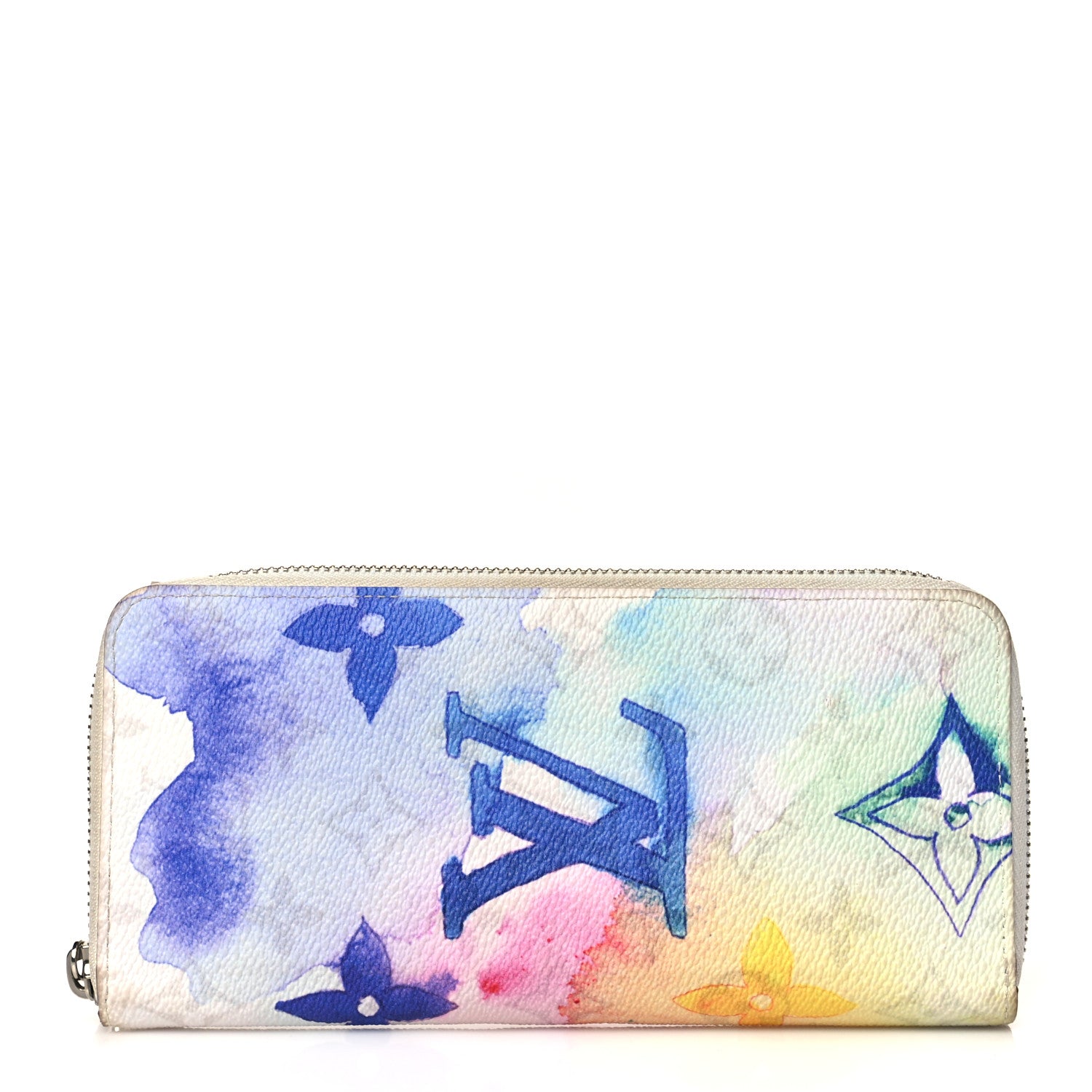 Louis Vuitton Monogram Watercolor Vertical Zippy Wallet 2 of 14