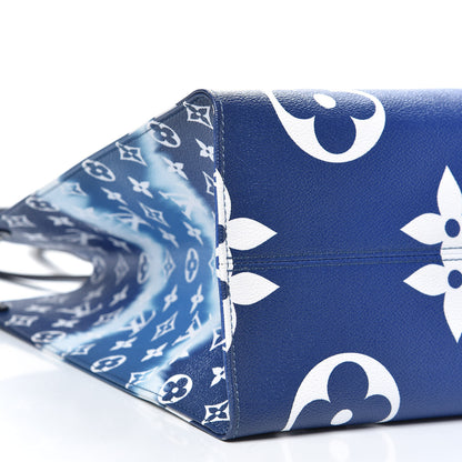 Louis Vuitton Monogram Escale Onthego GM Blue 9 of 12