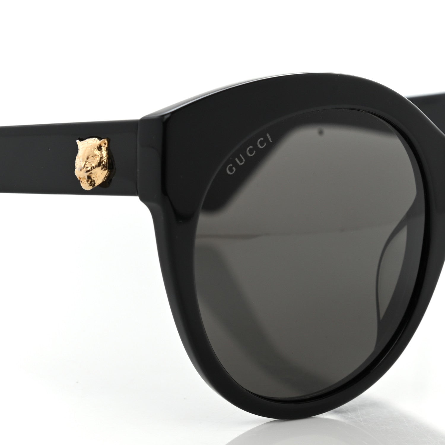 Gucci Round GG Sunglasses GG0028SA Black 8 of 8
