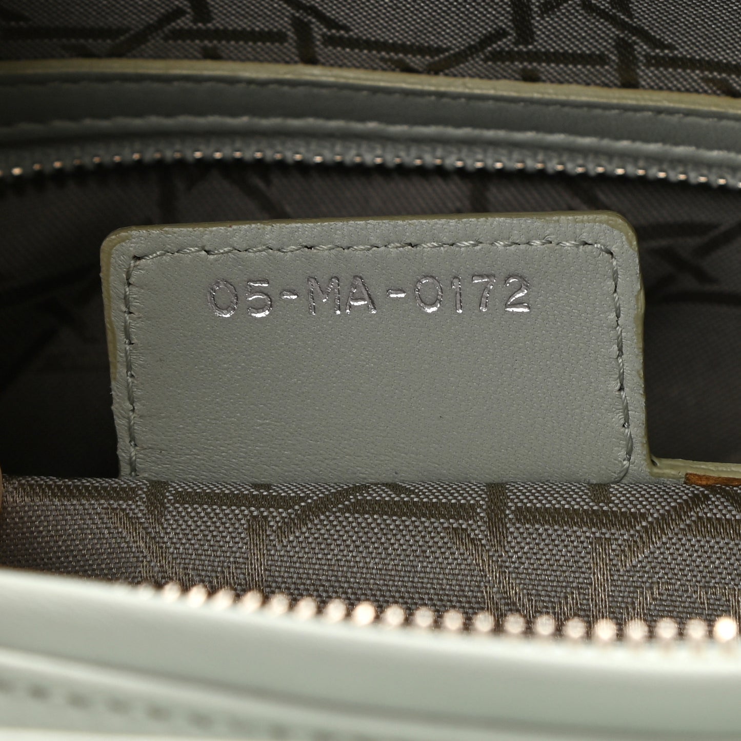 Lambskin Cannage Large Lady Dior Light Green