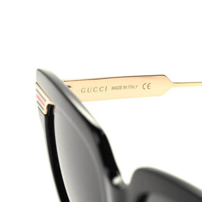 Gucci Acetate Square Frame Web Sunglasses GG0281SA Black 5 of 7
