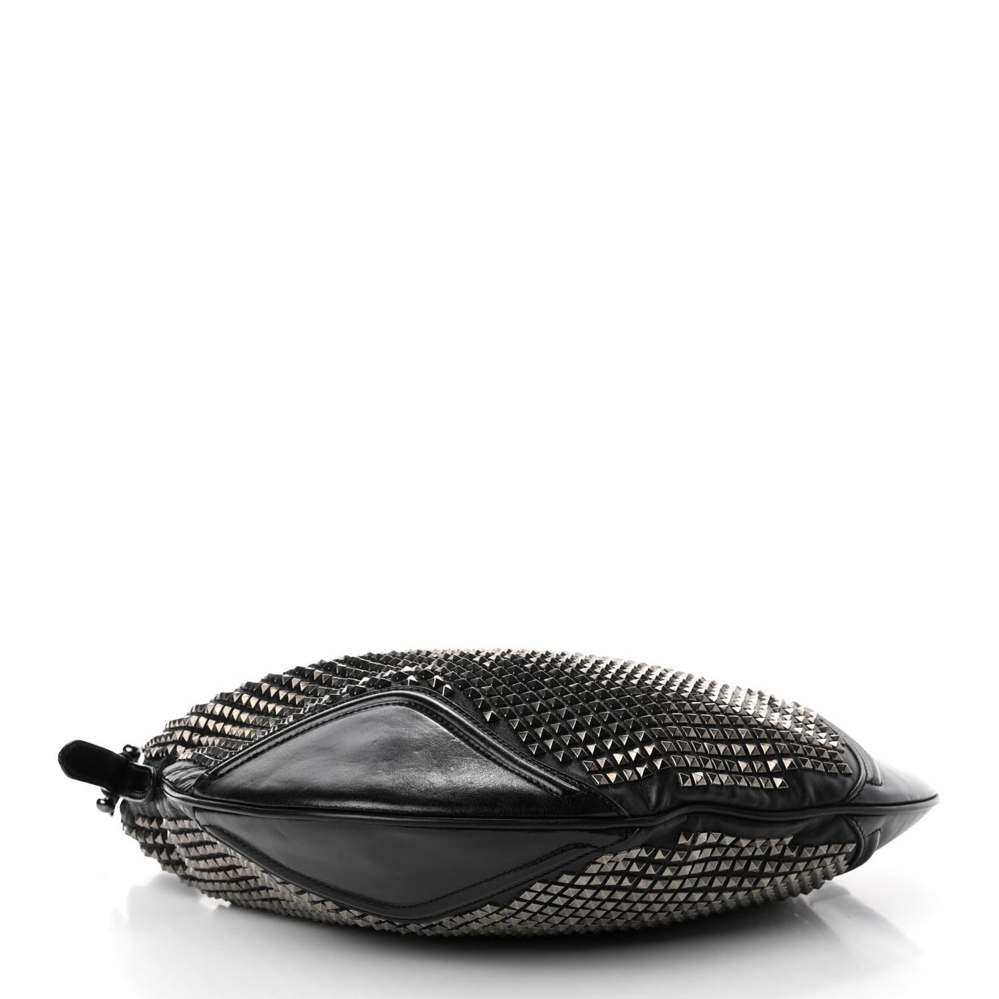 Calfskin Studded Hoxton Hobo Black