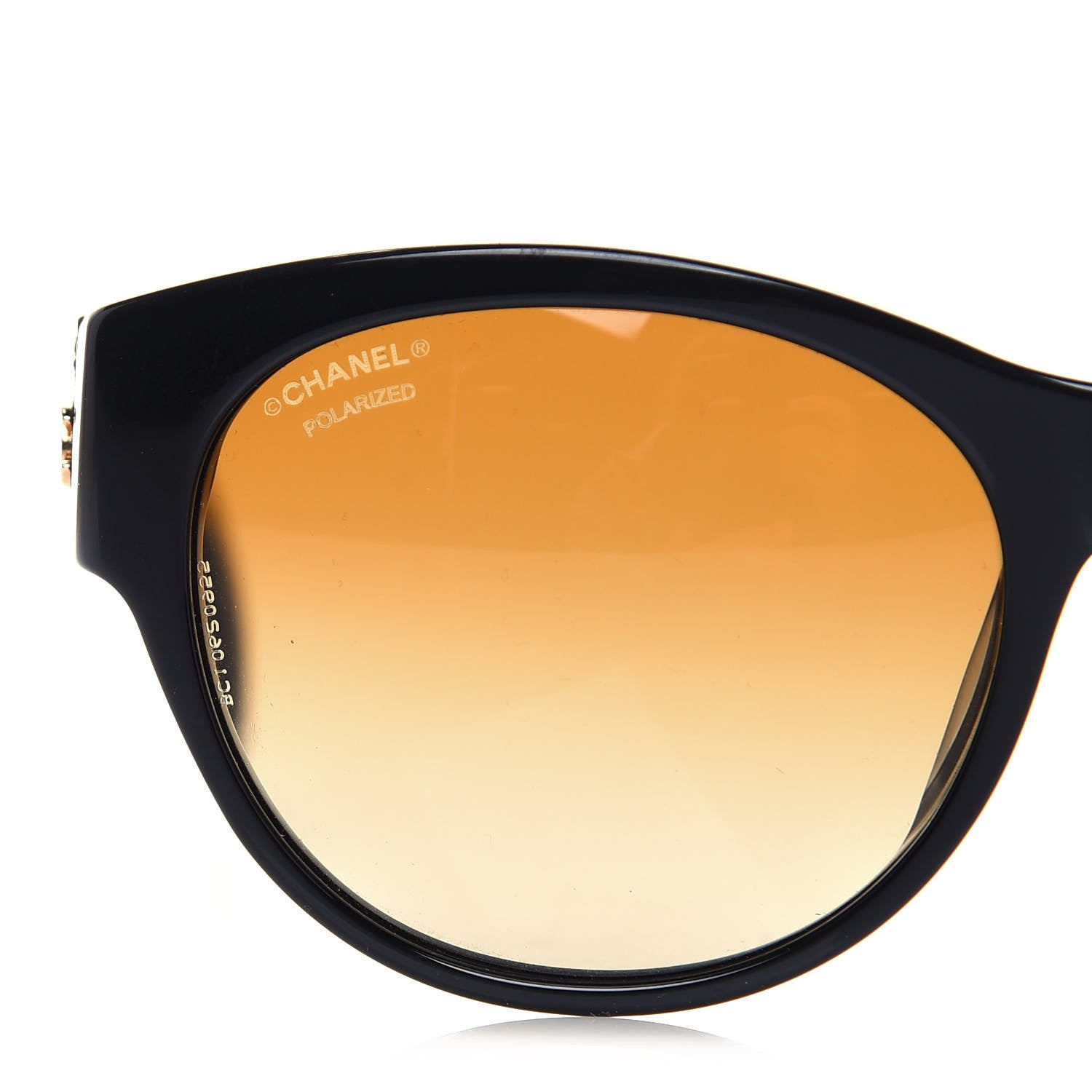 Chanel Crystal CC Polarized Stingray Sunglasses 5273-Q Black 7 of 7