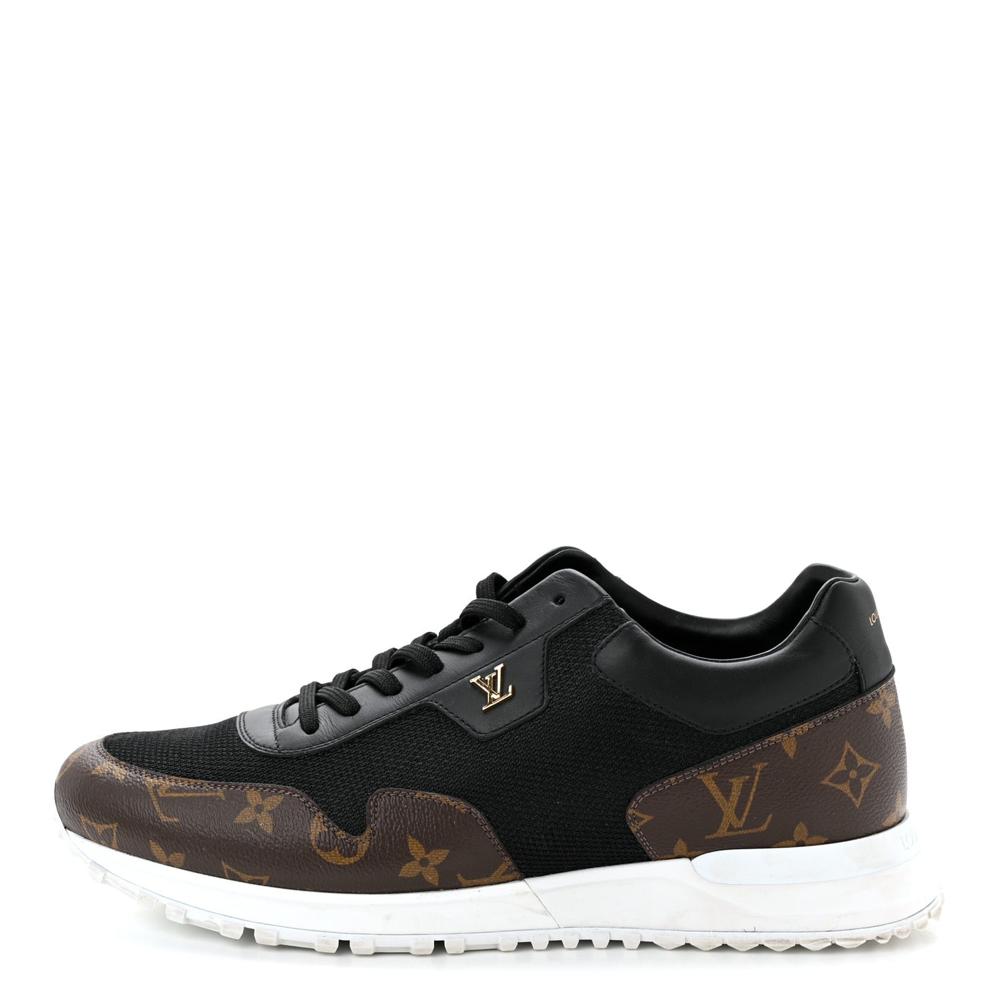 Monogram Mens Run Away Sneakers 9 Black