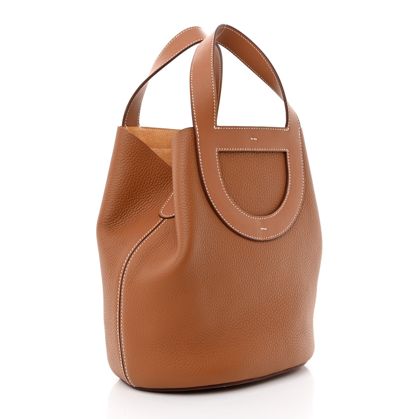 Taurillon Clemence Swift In-The-Loop 18 Bag Gold
