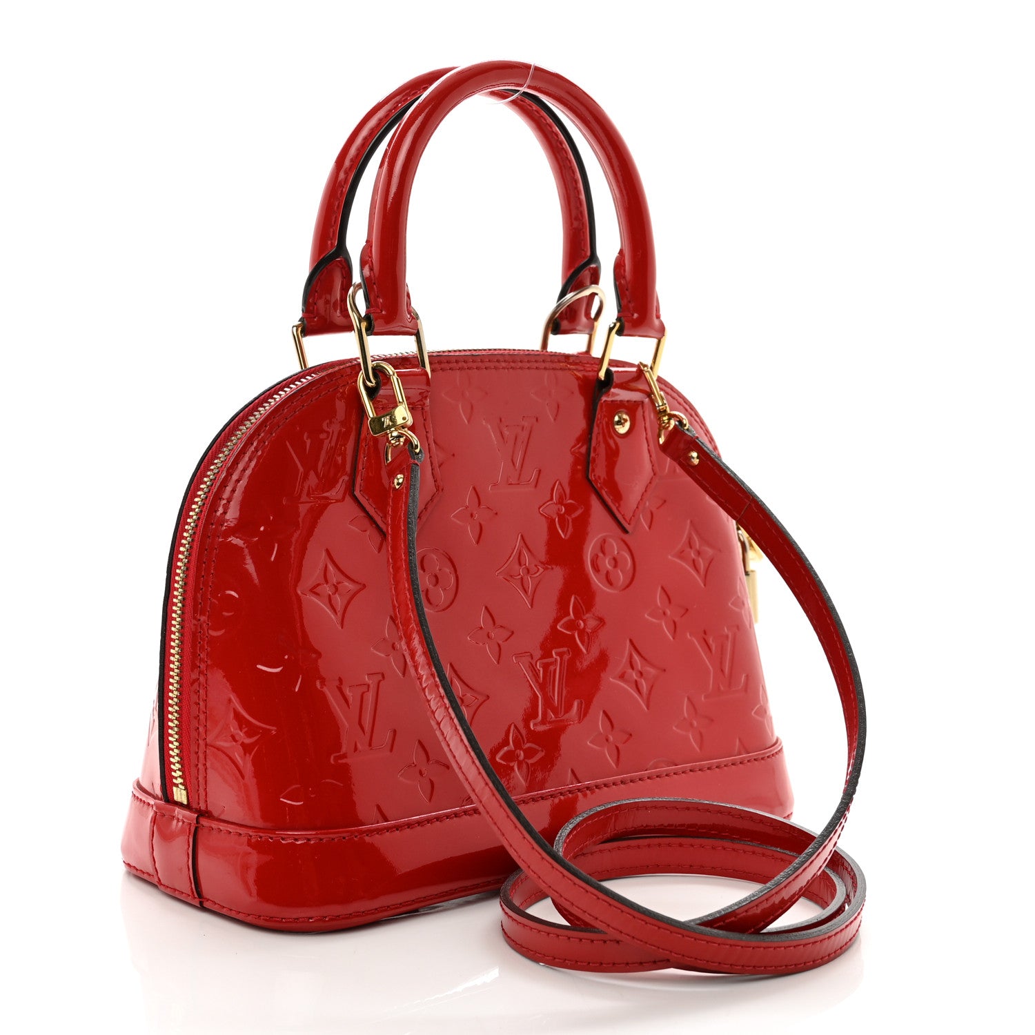 Louis Vuitton Vernis Alma BB Pomme D'Amour 3 of 12