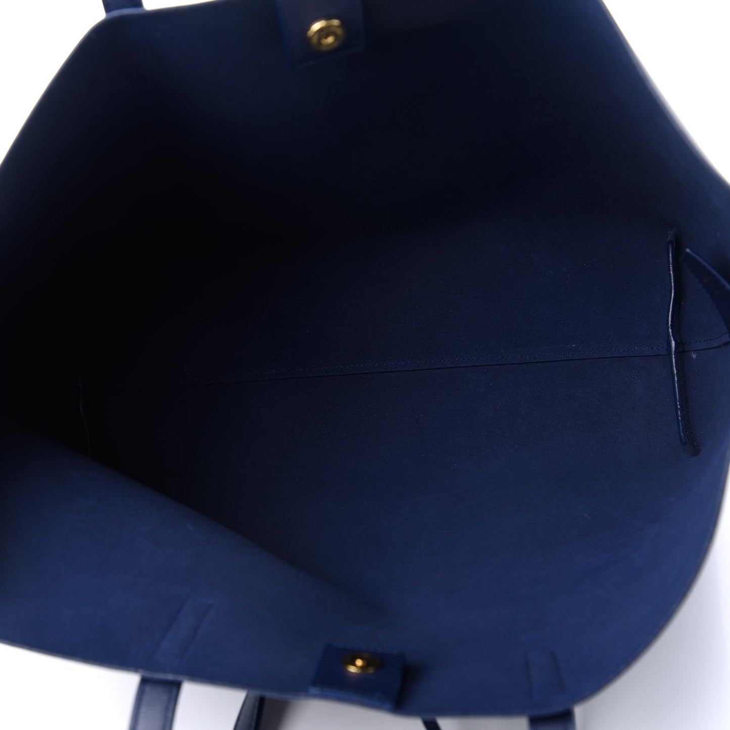 Calfskin Large Shopping Tote Saphir